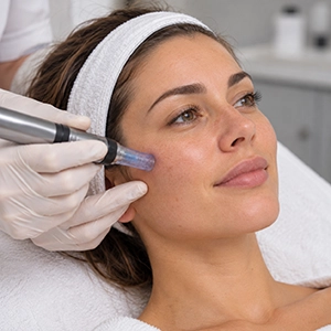 Microneedling treatment at New Image Works Glenview Med Spa